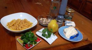 Penne Con Pere e Gorgonzola ingredienti 