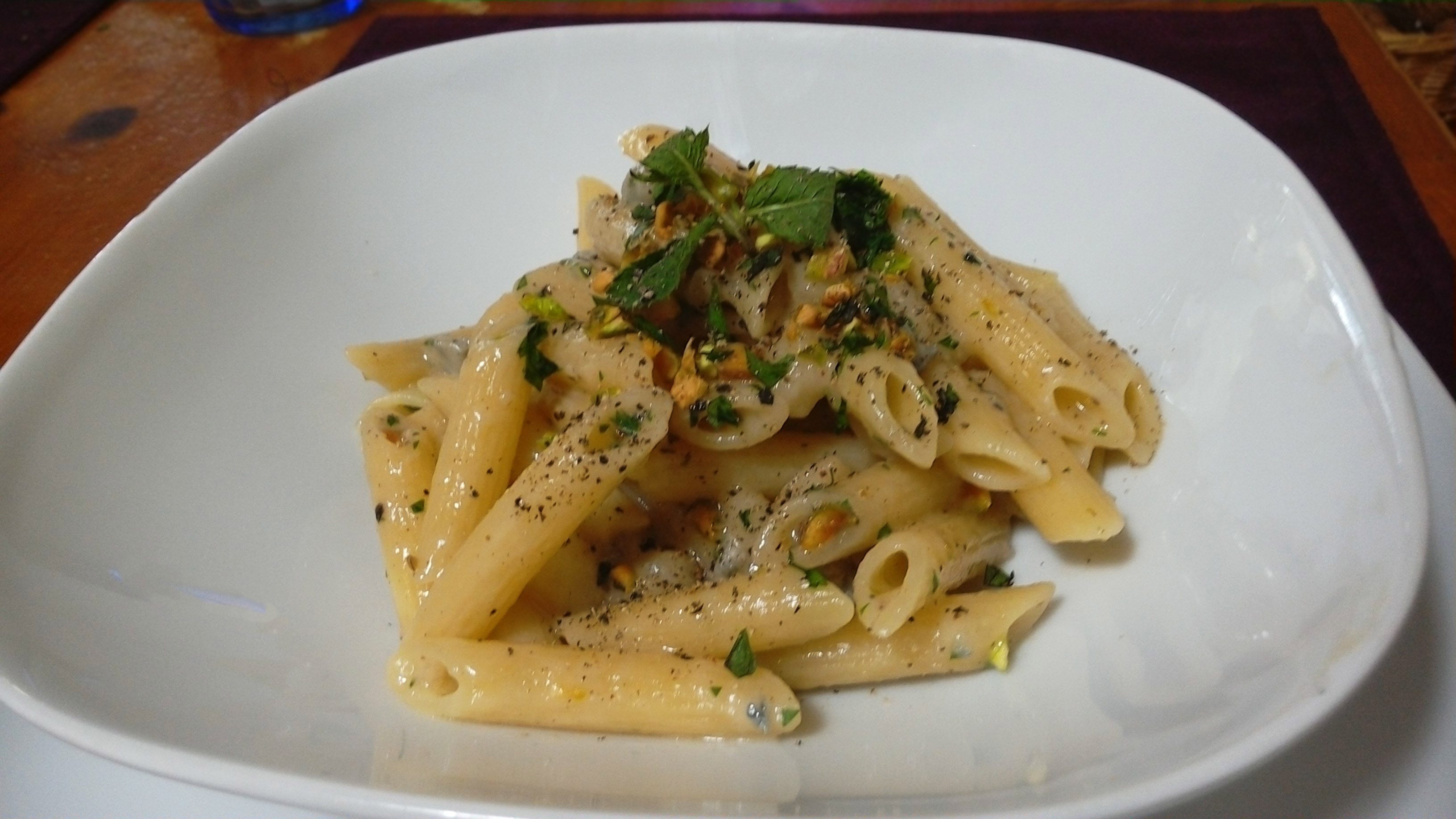 Penne Con Pere e Gorgonzola