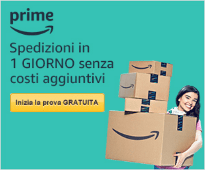 banner pubblicitario Amazon Prime